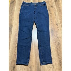 INC International Concepts Jeans Womens Size 12 Blue Skinny Curvy Fit Denim